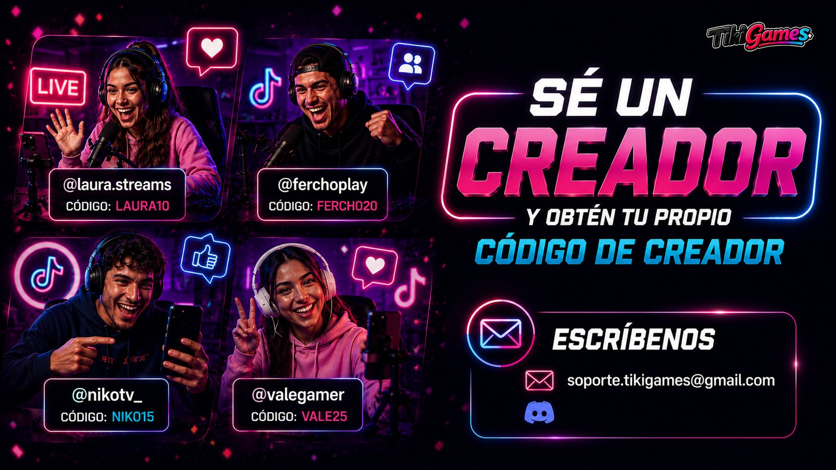 Sé un creador